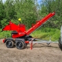 Подрібнювач гілок TN-180BК3L PRO (бензин 20 л.с.) з конвеєрною стрічкою 3 м на причепі